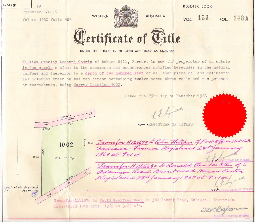 Original premetric Title Deeds