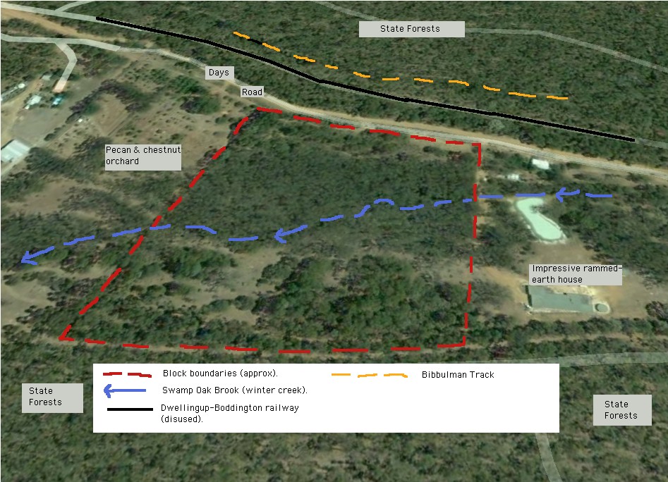 Unique rural land property for sale, 90 minutes from Perth